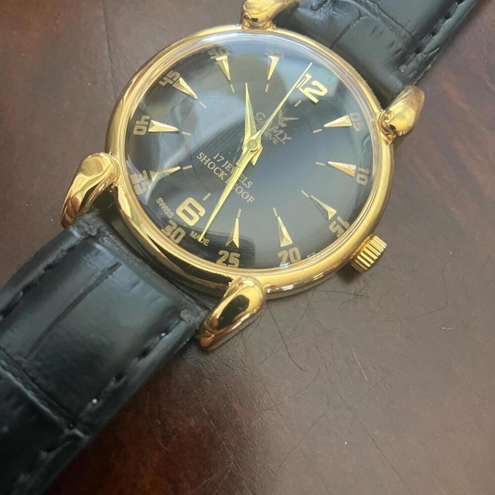Gold and‎ Black Men's Watch 36mm Men’s Camy RARE 36mm